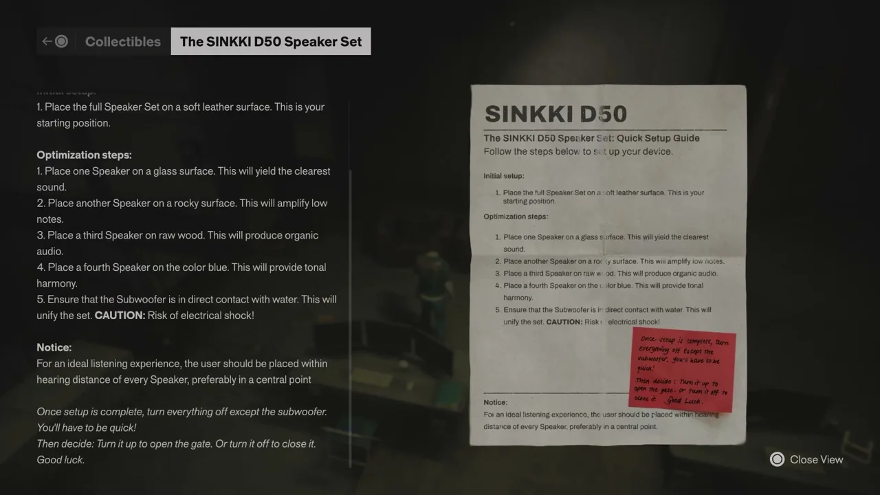 The SINKKI D50 Speaker Set quick setup guide, in full