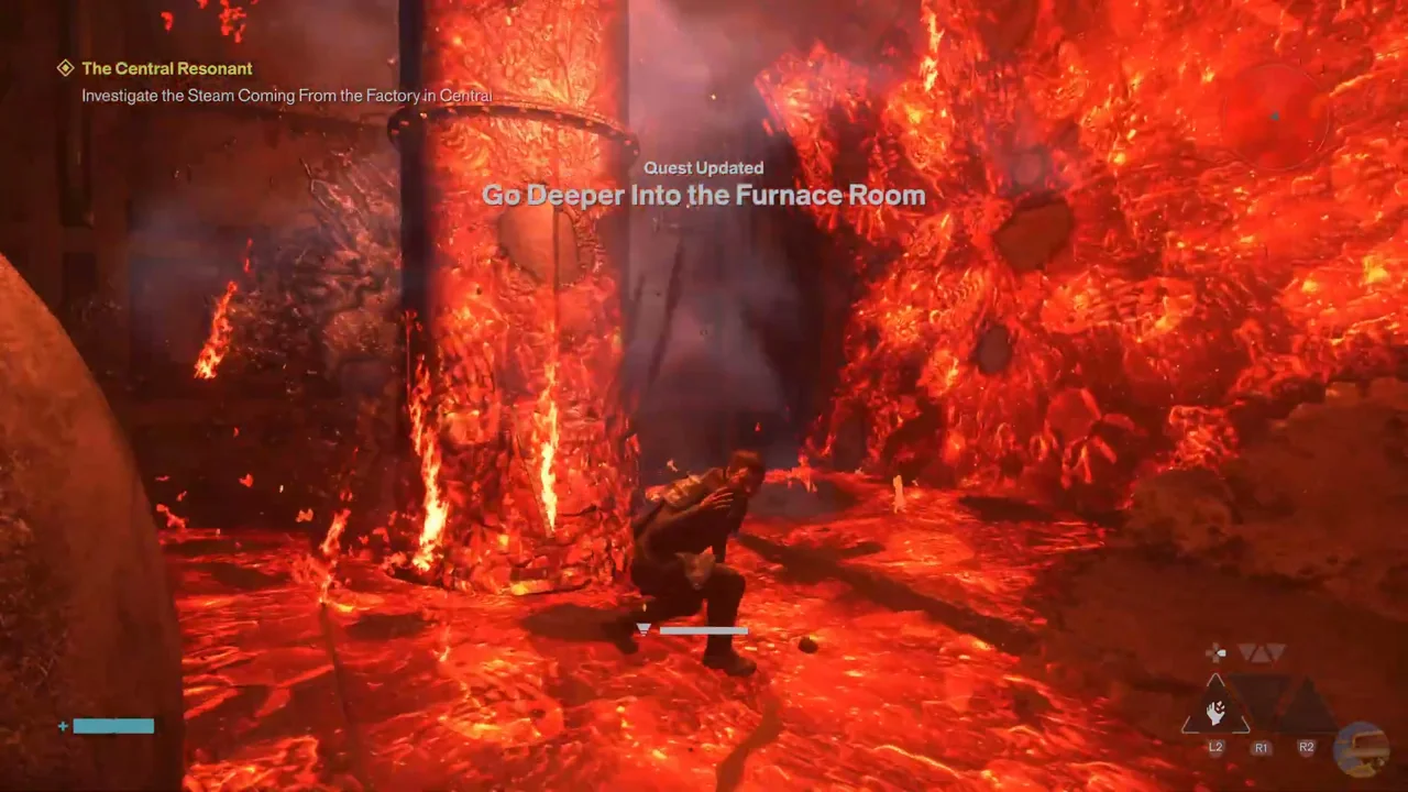 Objective updates to Go Deeper Into the Furnace Room after the third heat growth breaks