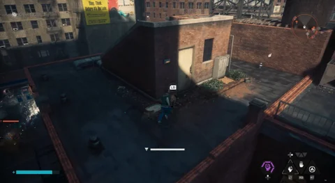 Mysterious dog on the Central rooftop overlooking East Park Station