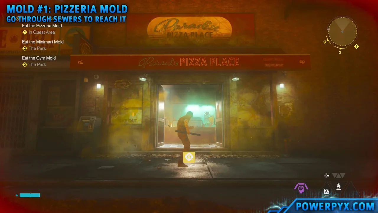 The Paradise PIZZA PLACE storefront