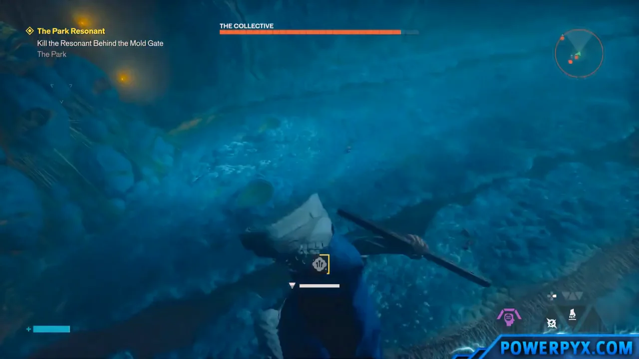 The Collective fight: clearing the tentacles