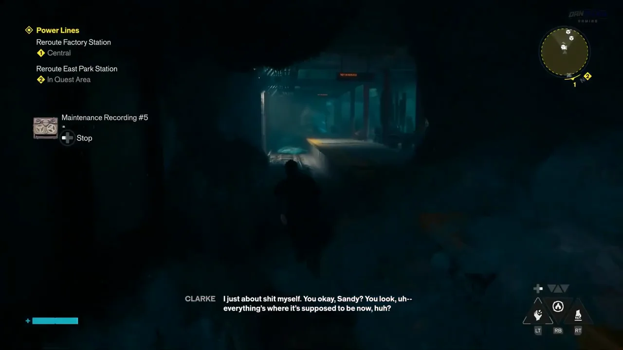 East Park: teleporting into the locked shop and breaking the red panel to get out