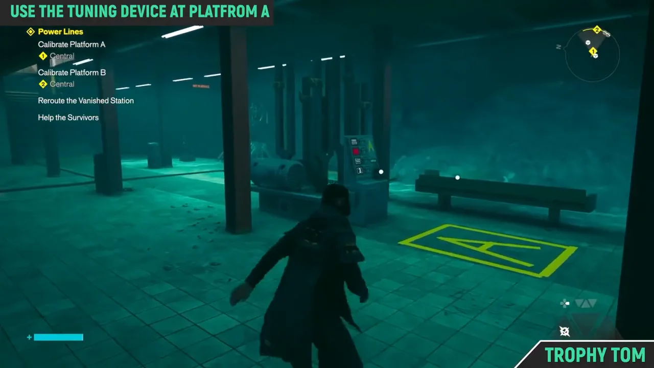 Platform A calibrated with both units placed