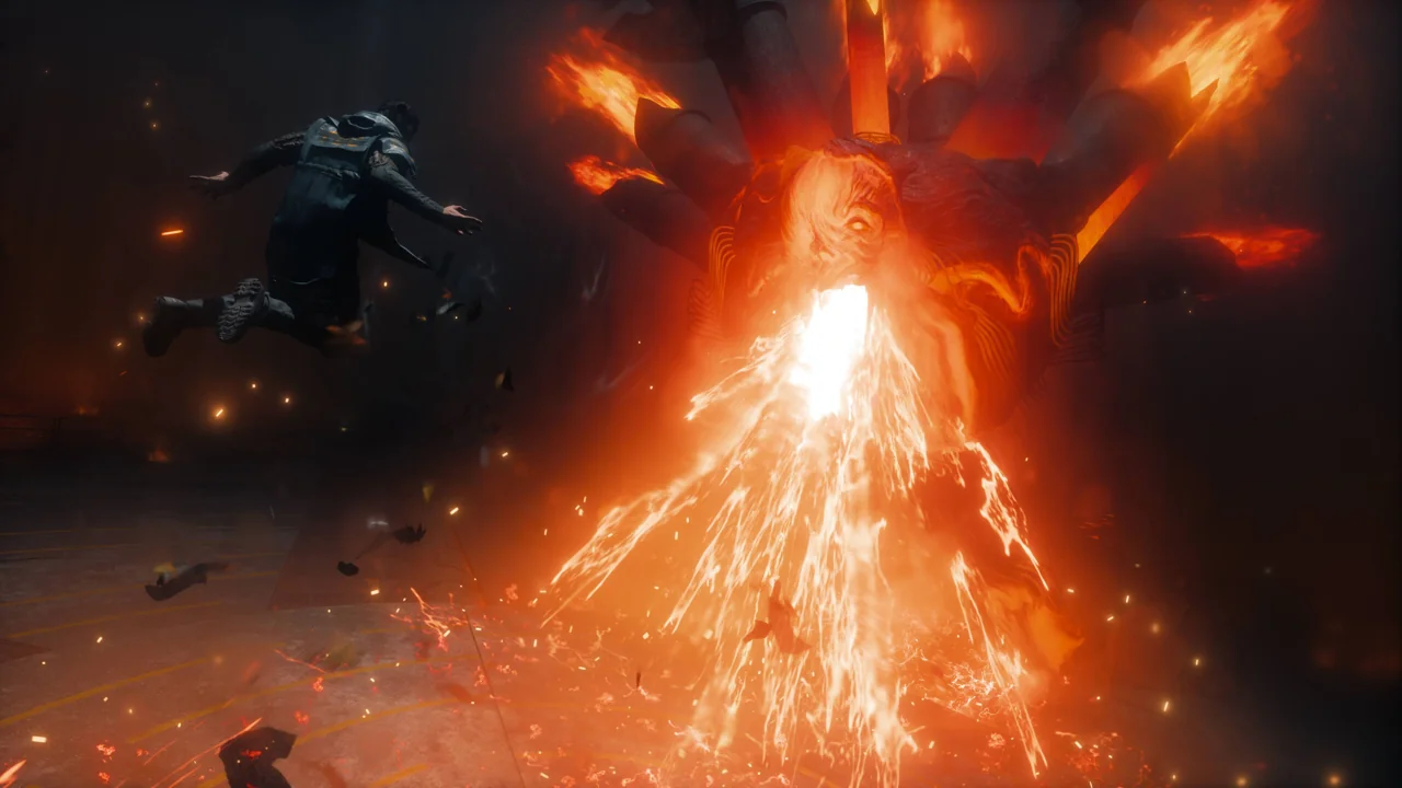 Fire and destruction — official 4K wallpaper